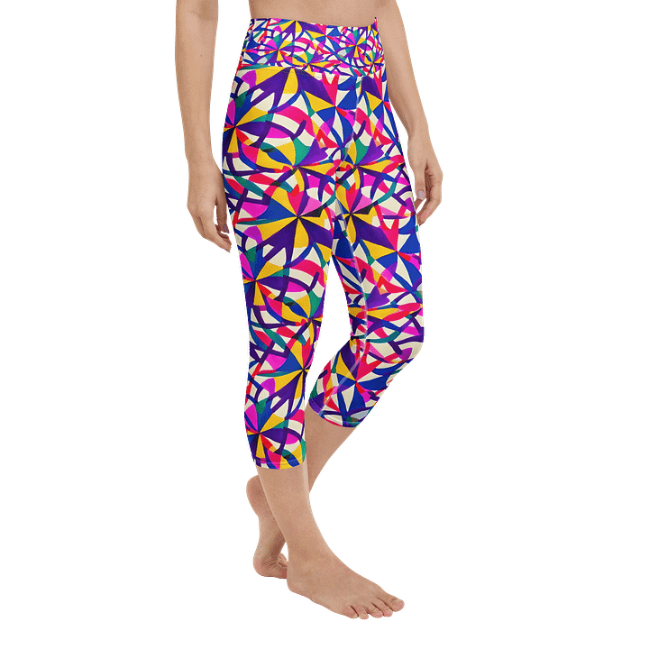 Ranbow Shapes Capri Leggings product image (2)