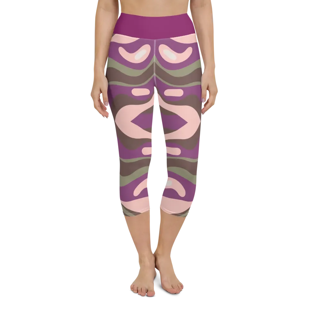 90s-inspired Yoga Capri Leggings – Stretch, Style, and Comfort product image (4)