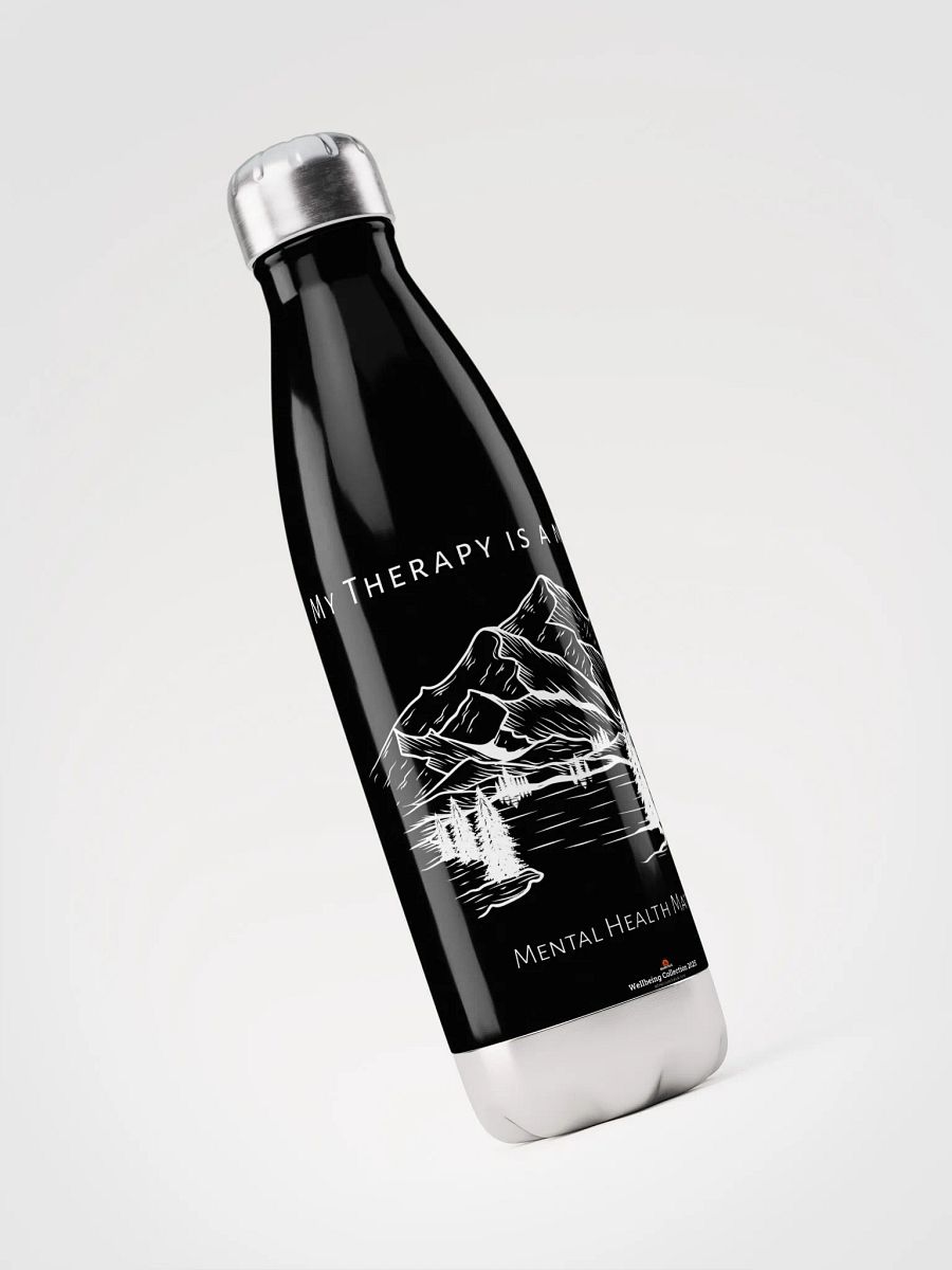 My Therapy is a mountain - Water Bottle product image (3)