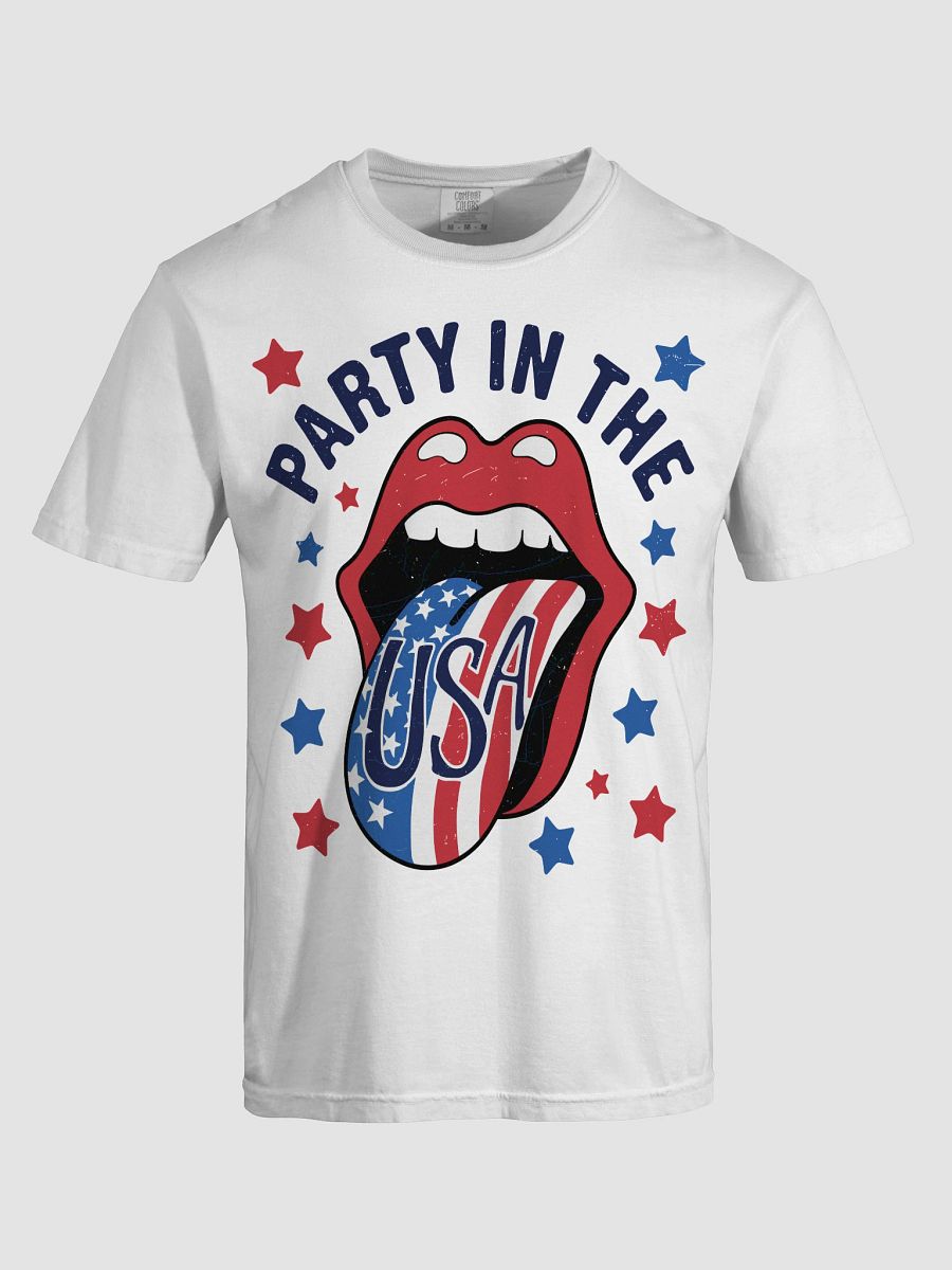 USA Party Tongue T-Shirt product image (45)