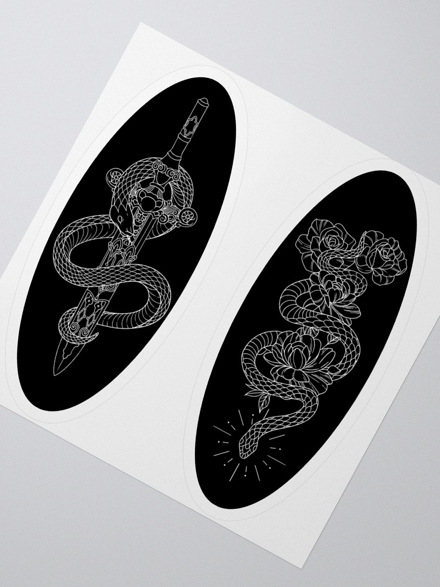 Oval Print Stickers product image (4)