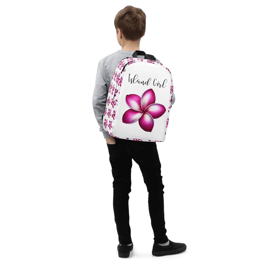 Island Girl Plumeria Backpack - Tropical Bliss for Your Adventures product image (6)