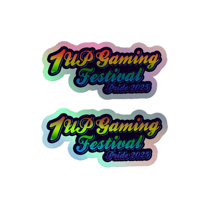 1UP Gaming Festival Pride 2025 Stickers product image (2)