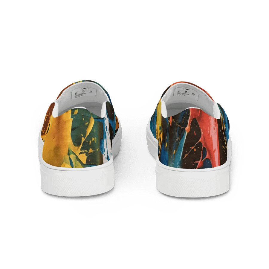 Vibrant Splatter Canvas Shoes product image (4)