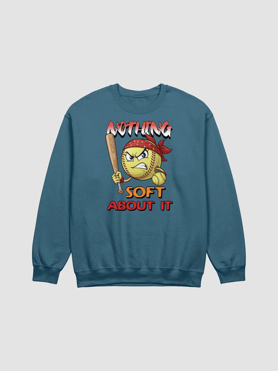 Nothing Soft About It Softball Angry Bandana Crewneck product image (11)
