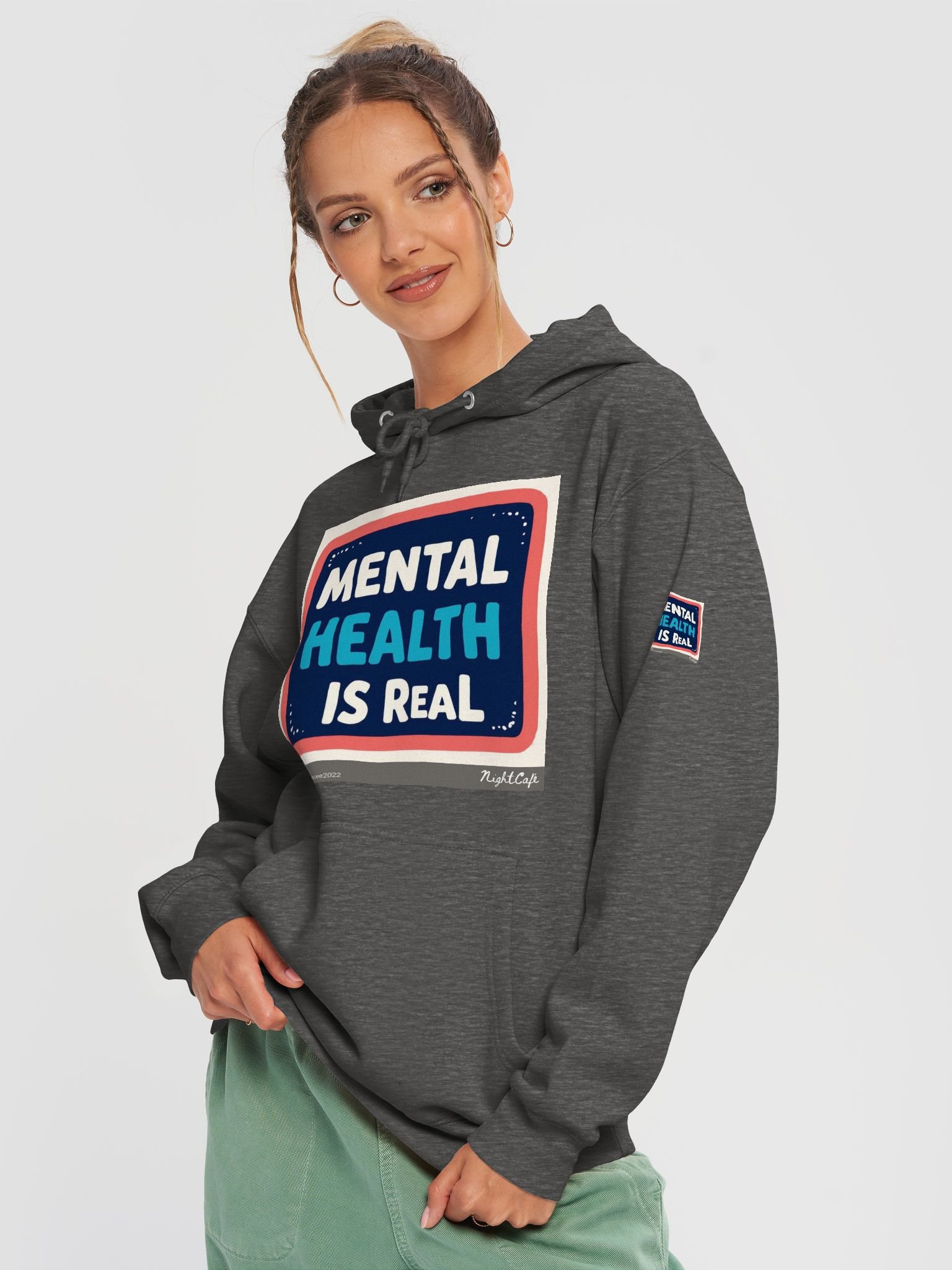 Real Talk Mental Health Hoodie product image (3)