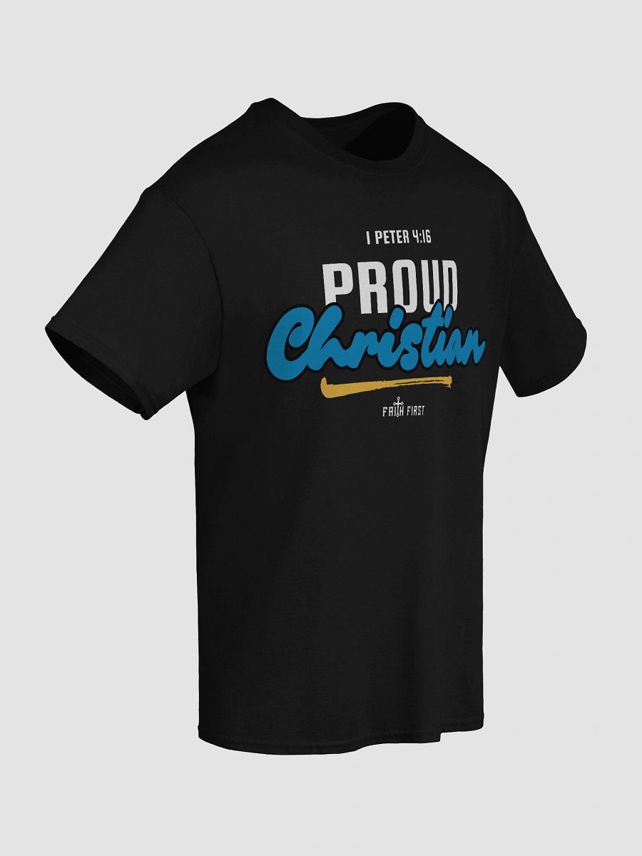 1 Peter 4:16 - Proud Christian Unisex T-Shirt product image (3)