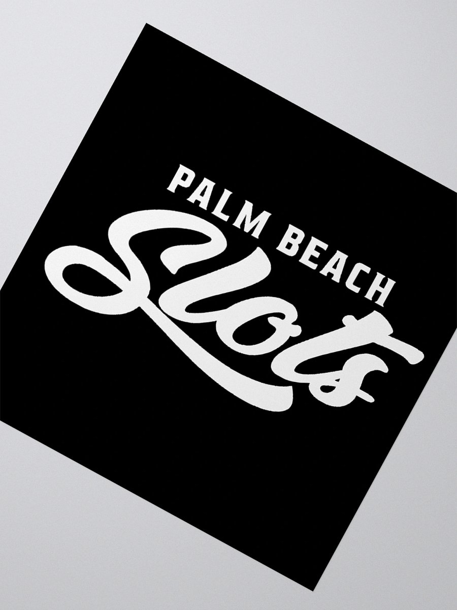 Palm Beach Slots Jackpot Vinyl Sticker product image (1)