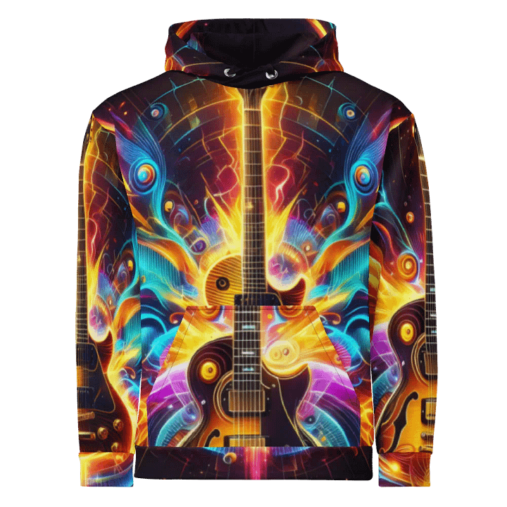 Guitar Musical Instrument - All-Over Unisex Hoodie #13 product image (1)