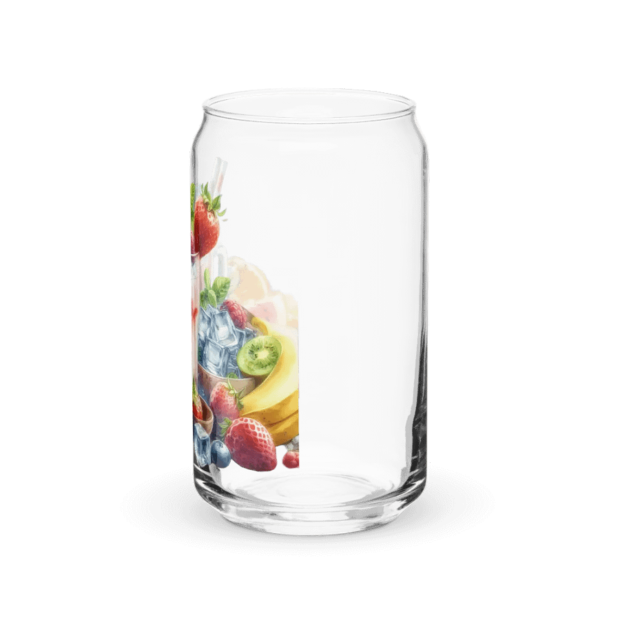 Fruit juice with fruit slice mixed water affect, design_05-Can-Shaped Glass product image (9)