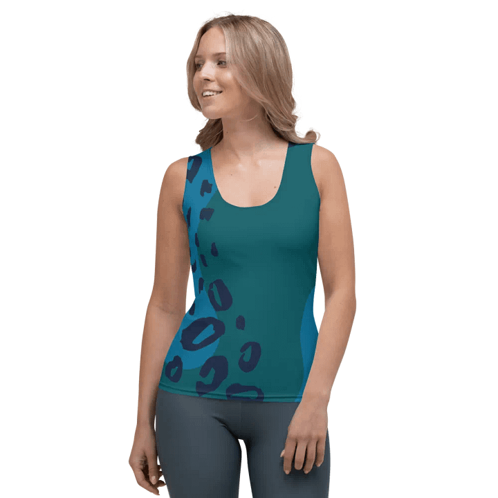 Blue Leopard Allure Women's Tank Top product image (1)