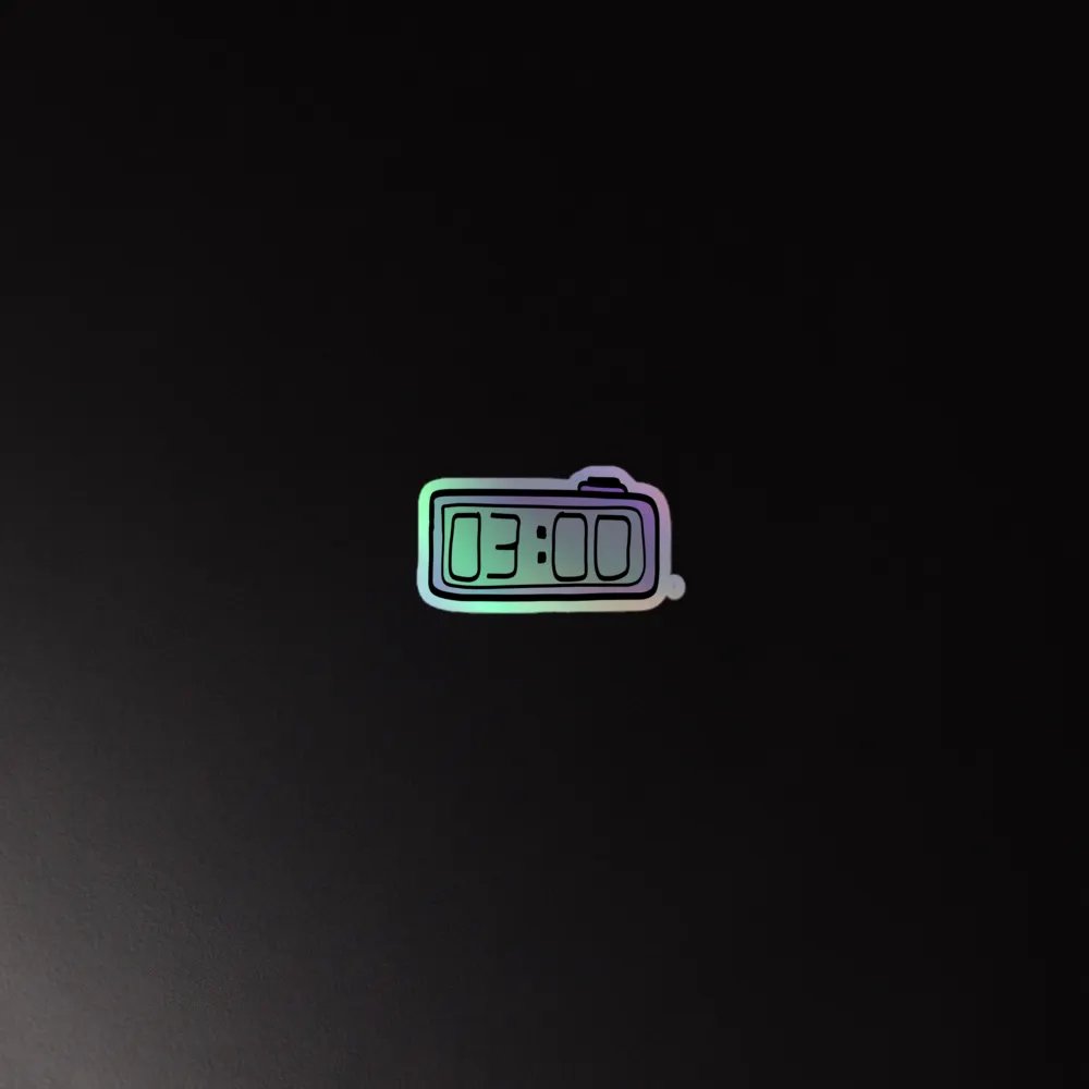 Sticker - 03:00 product image (4)