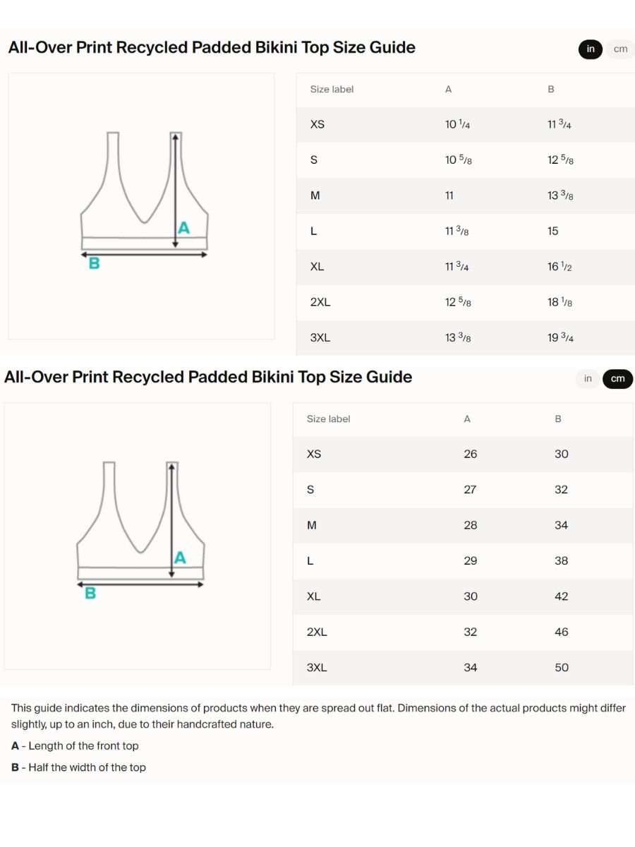 Cream Eco-Green Padded Bikini Top product image (6)