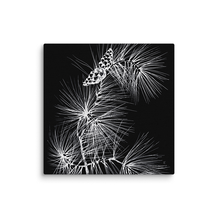 Visionary Canvas Collection - Stylish Pine Branch and Cones product image (1)