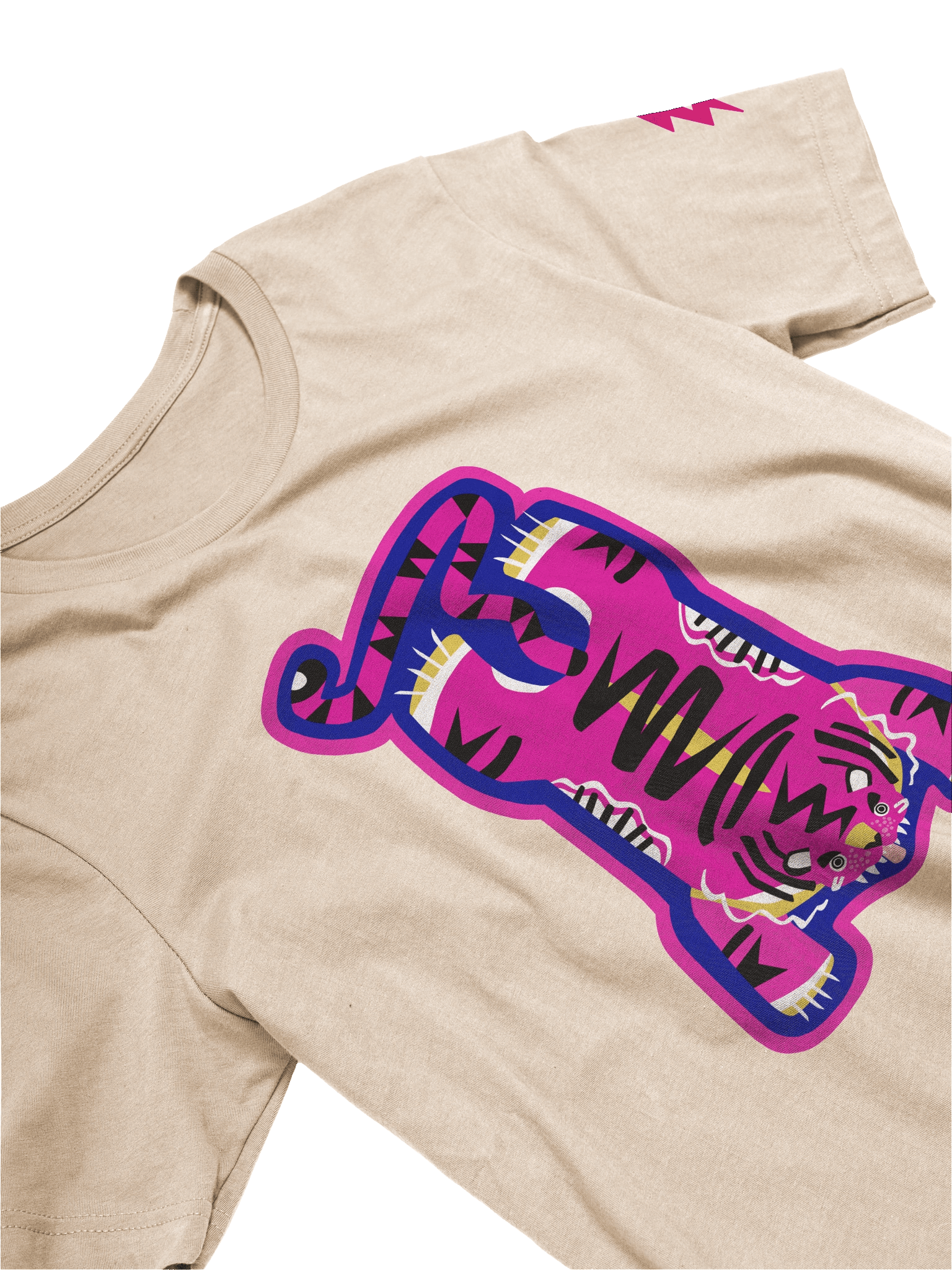 Pink and Blue Tiger - T-Shirt product image (90)