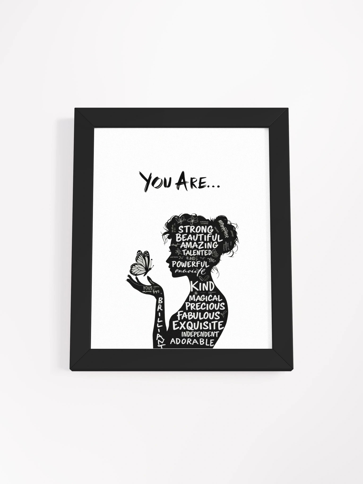 Empowerment Silhouette Framed Poster product image (1)