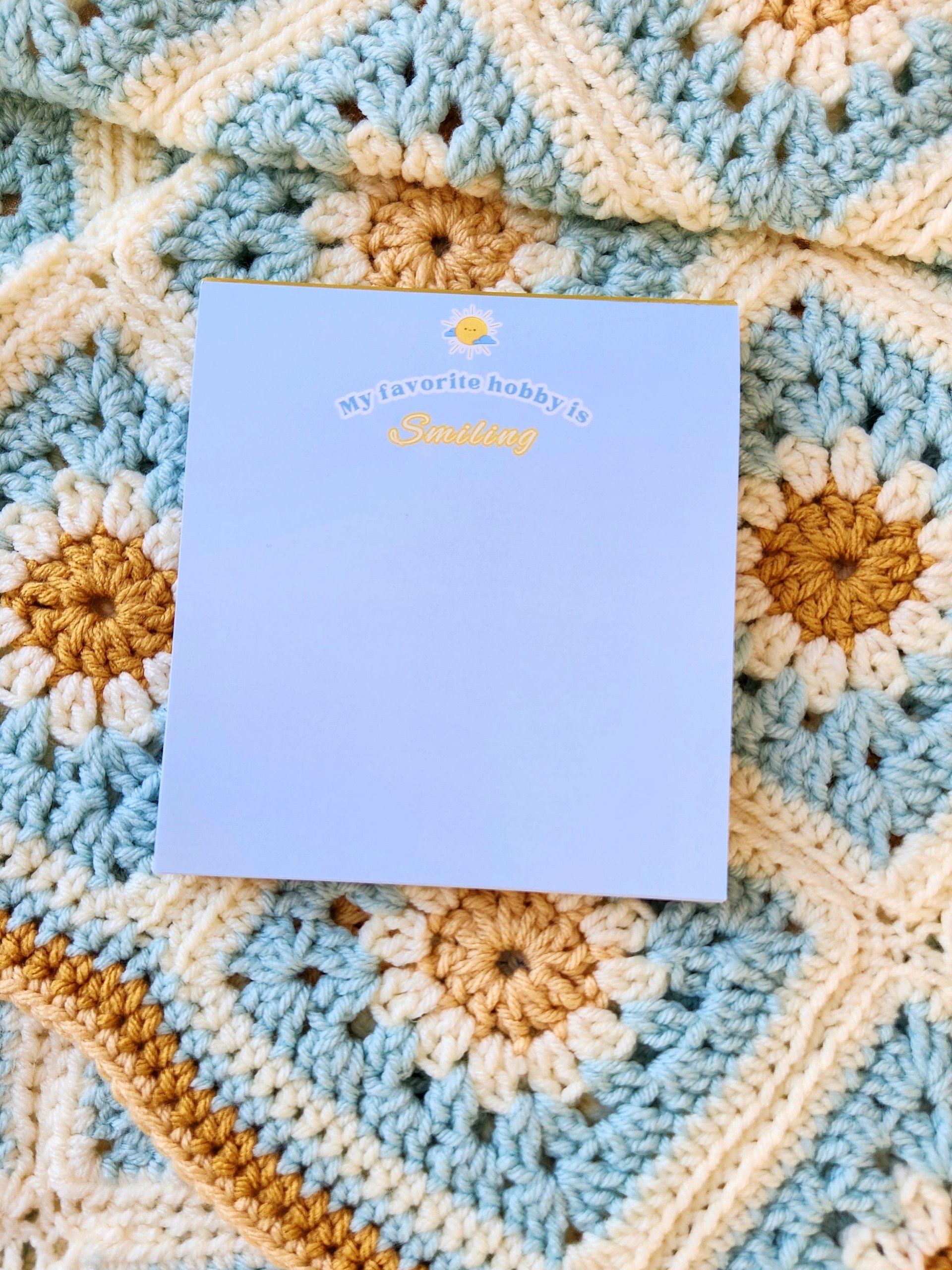 Notepad "My Favorite Hobby is Smiling" product image (5)
