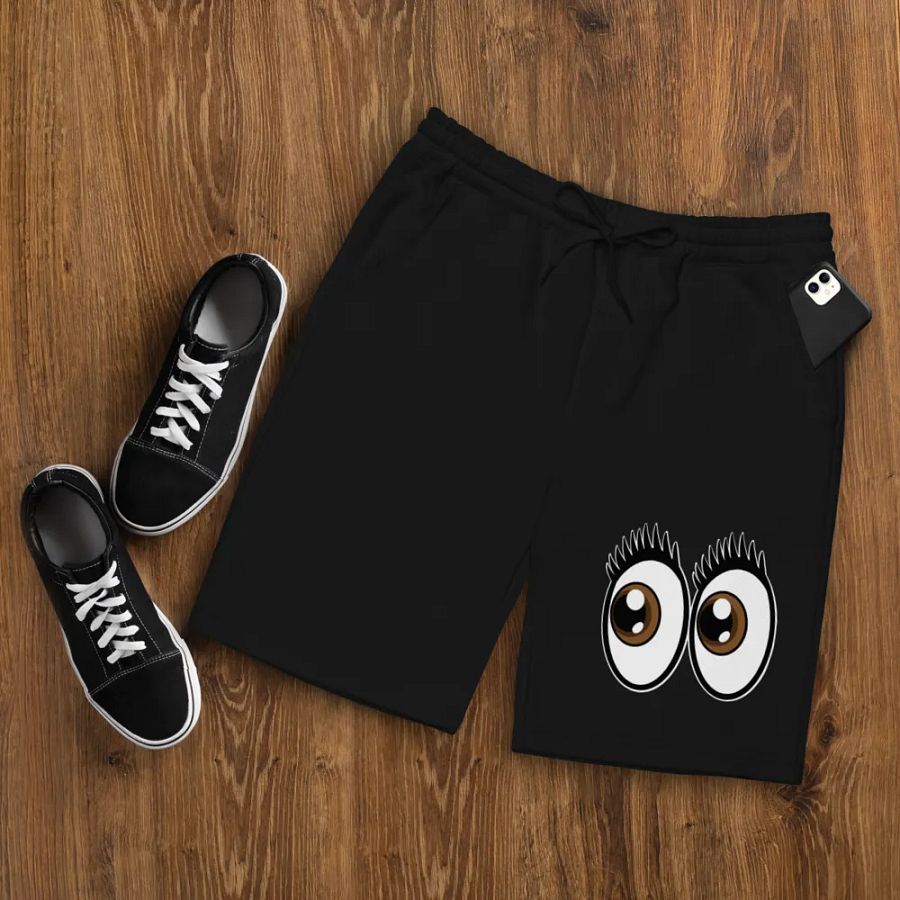 Eyes Fleece Shorts product image (12)