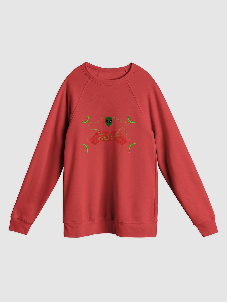 Galactic Gamer Alien Raglan Sweatshirt product image (1)
