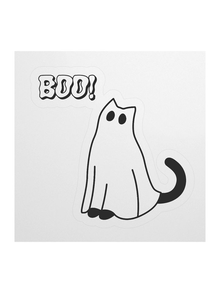 Scary Ghost Sticker product image (3)