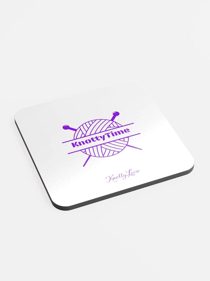 Knotty Time Glossed Cork Coaster product image (2)