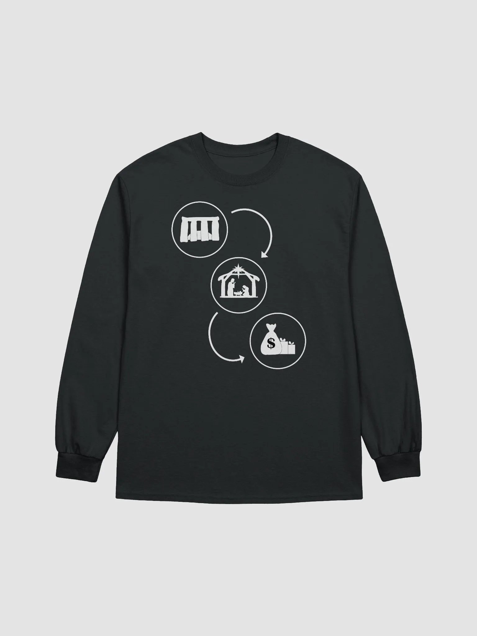 The Evolution of Christmas - Gildan Ultra Cotton Long Sleeve T-Shirt product image (1)