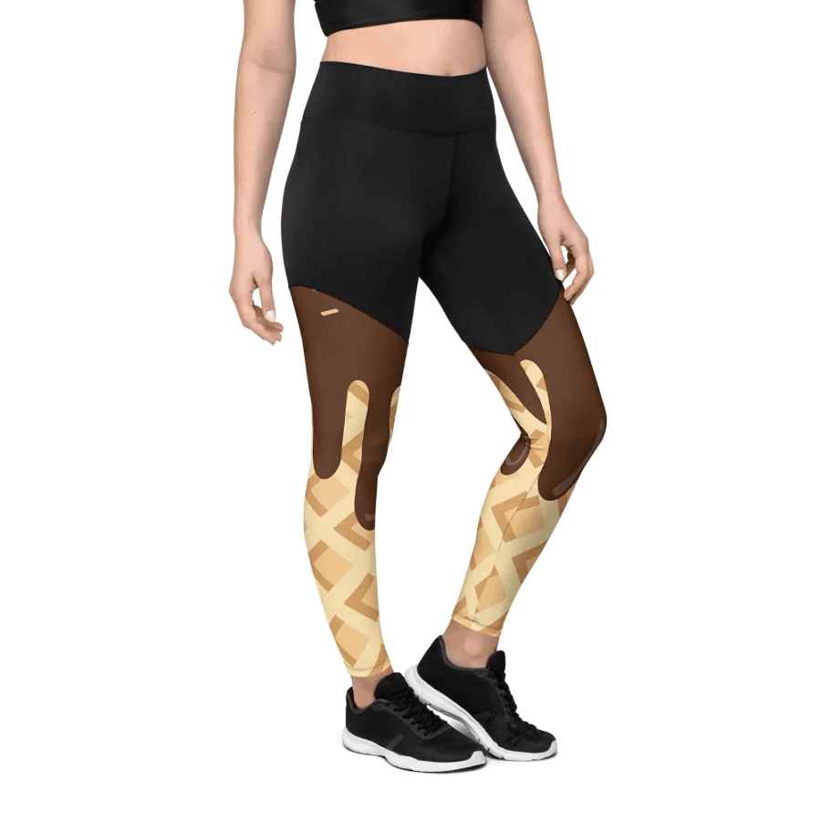 Choco Sprinkle Delight Sports Leggings product image (9)