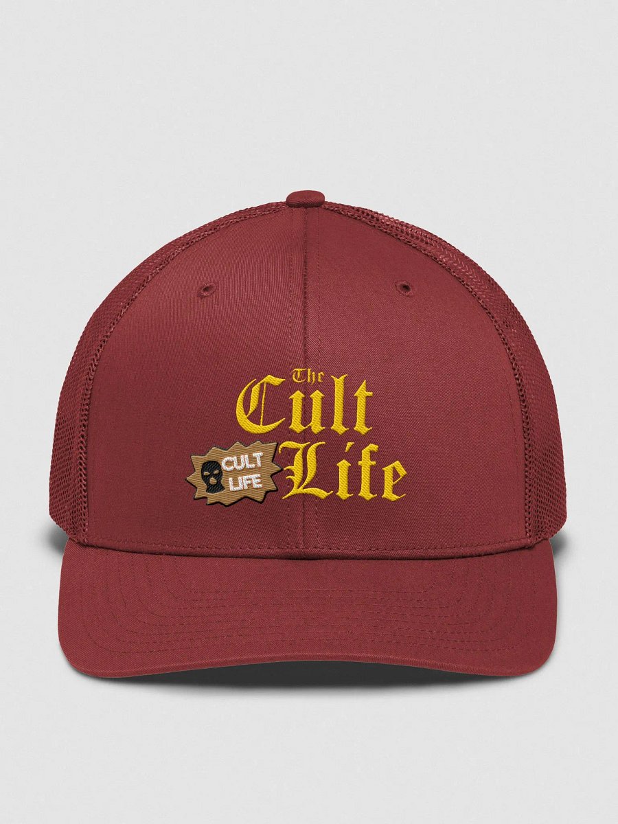 CULT LIFE BRAND HAT MAROON product image (1)