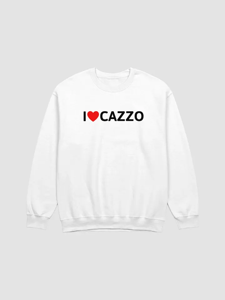 I ♥️ cazzo crewneck light product image (3)