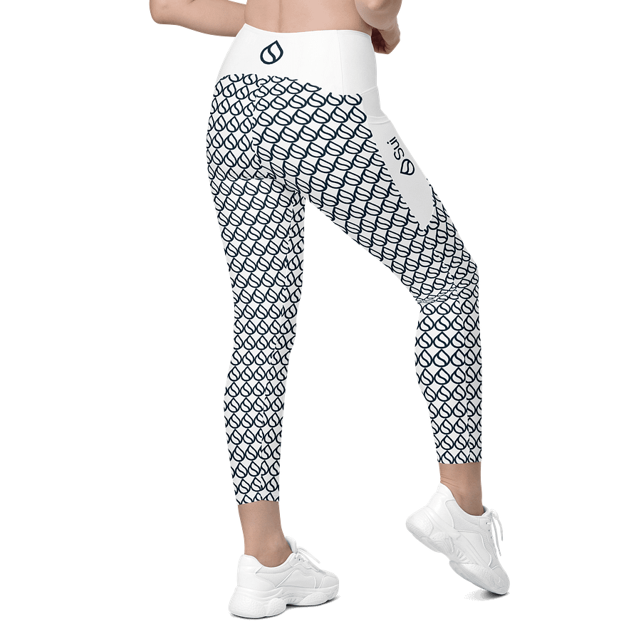 Crossover Leggings with Pockets/Sui product image (8)