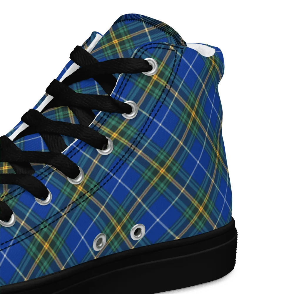 Nova Scotia Tartan Men's High Top Shoes product image (12)