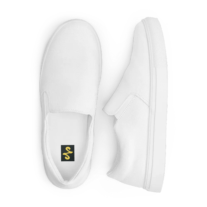 Women's Slip-On Canvas Shoes color - White product image (2)