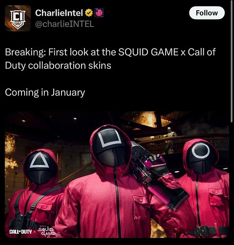 Alright, love or hate? 

#callofduty #squidgame