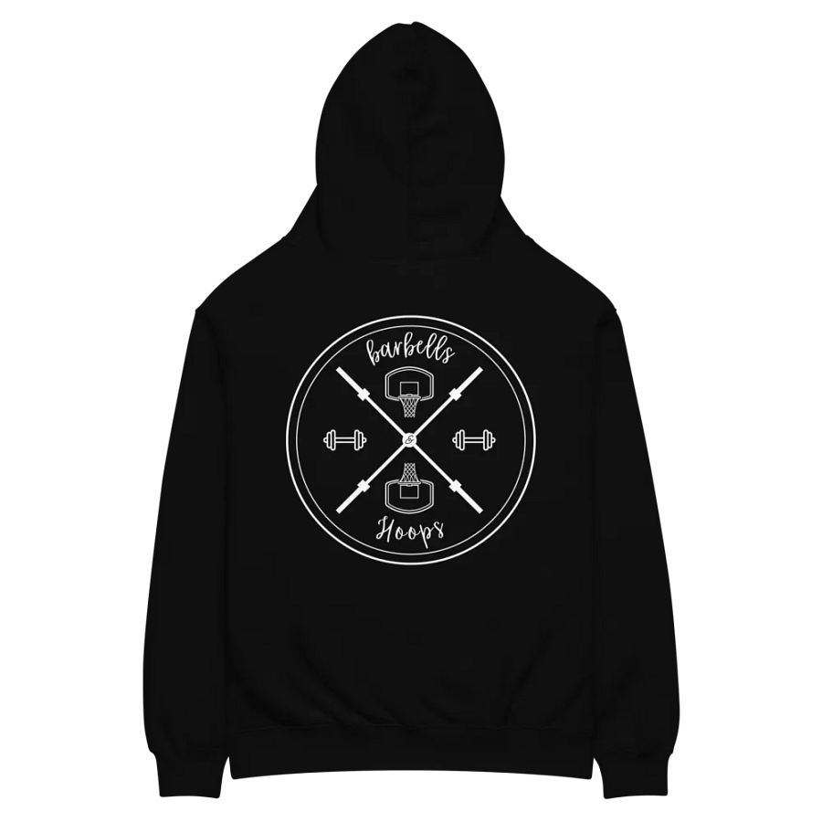 Barbells & Hoops X Emblem Unisex Hoodie product image (2)