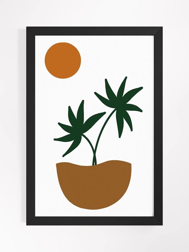 Minimalist Botanical Framed Poster product image (5)