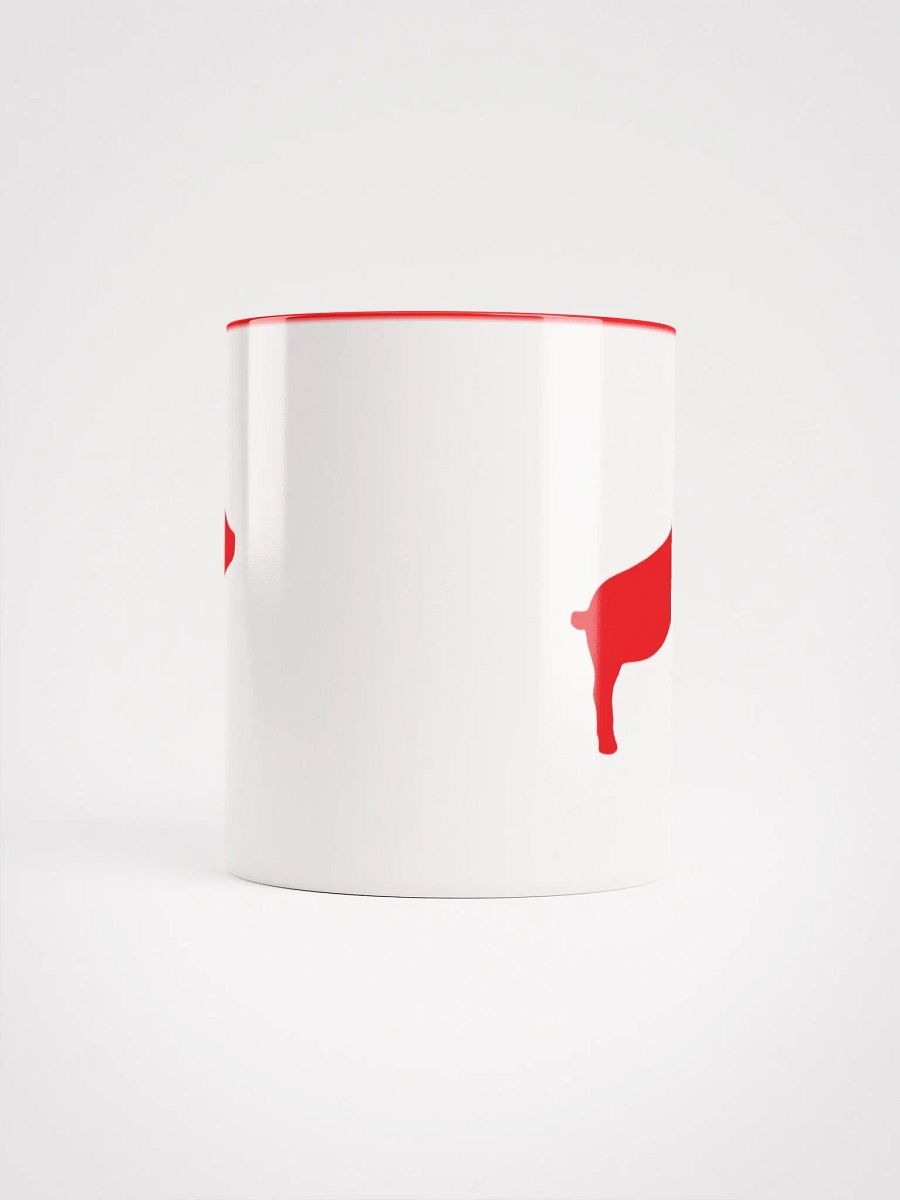Leaping Pig RED (Ceramic Mug) product image (5)