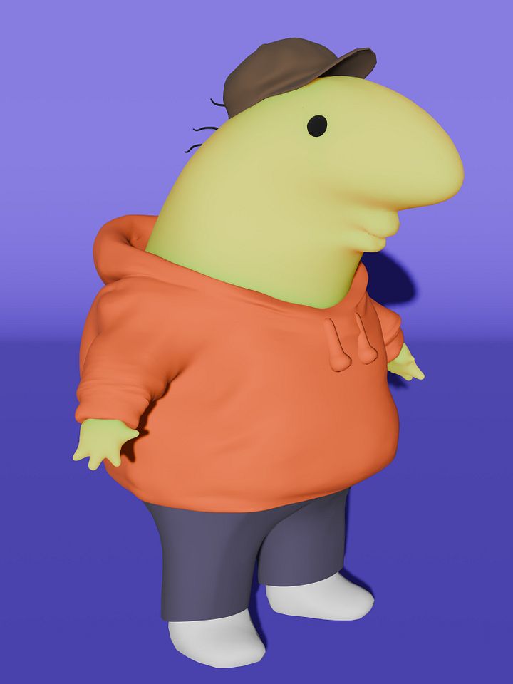 Charlie 3D Model product image (1)