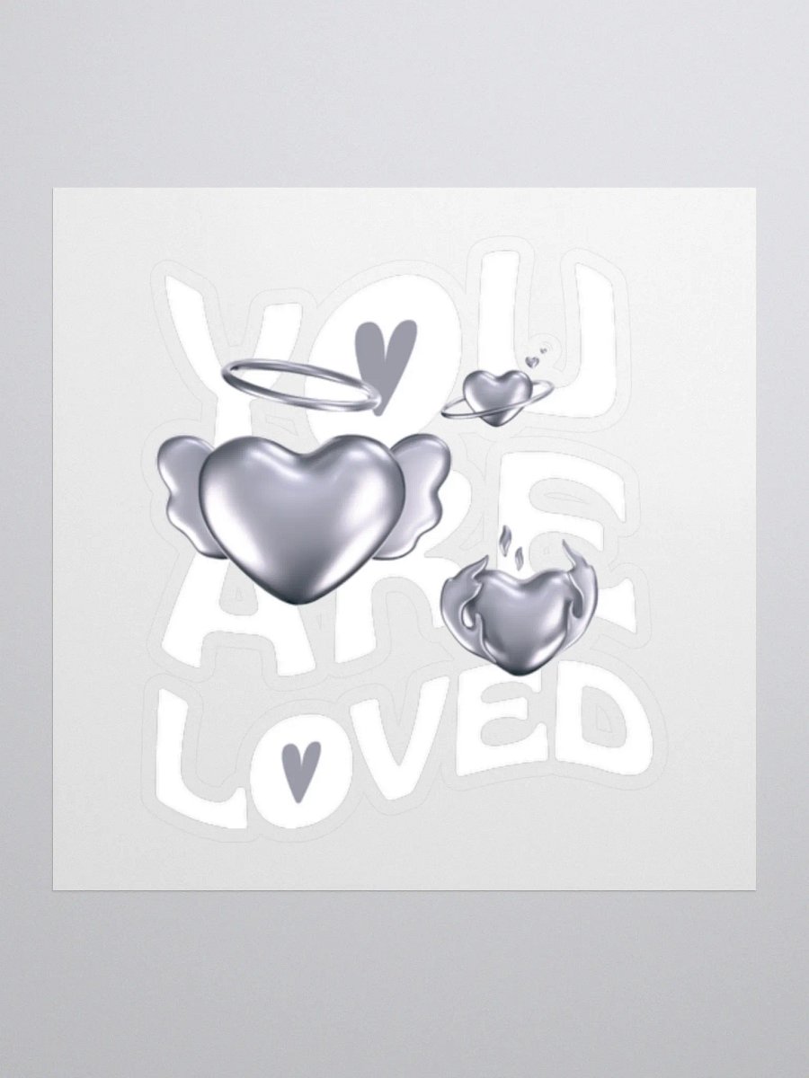 You Are Loved Y2K Stickers product image (1)