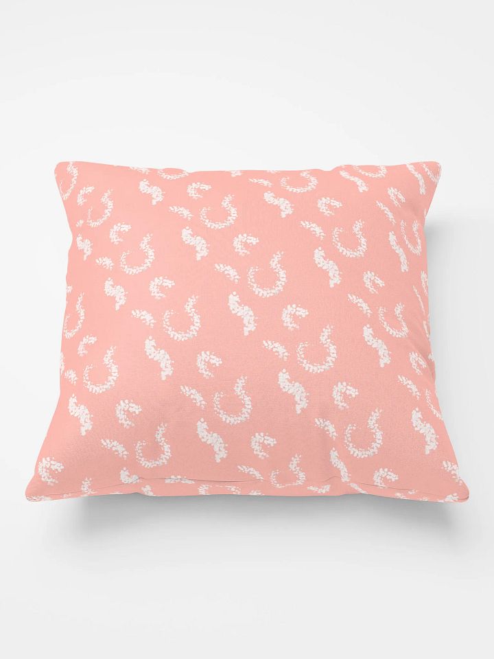 Spring Spritz Throw Pillow - Calm Coral product image (1)