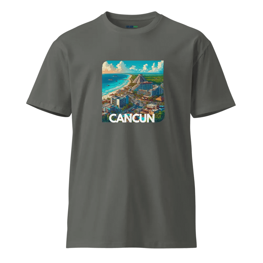 AS Colour Unisex Premium T-Shirt | AI Design Cancun city mexico product image (1)
