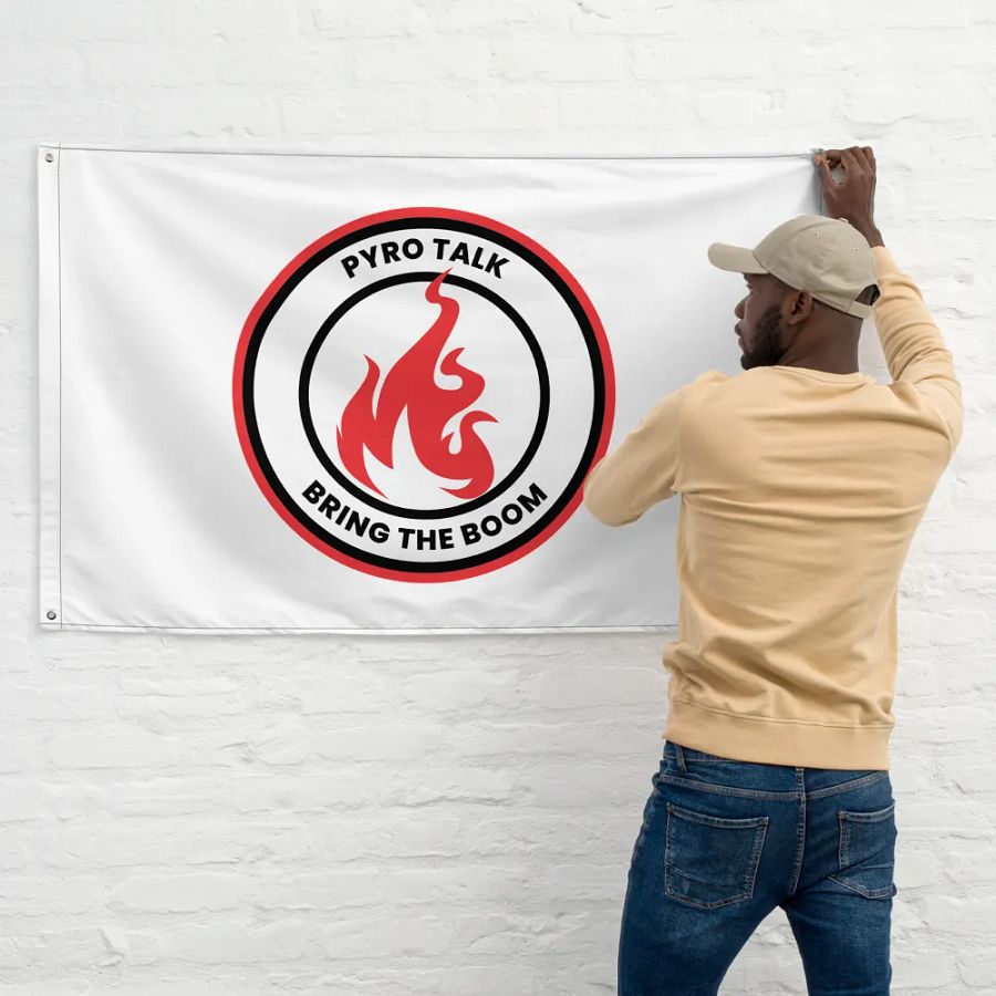 PyroTalk Logo Flag product image (11)