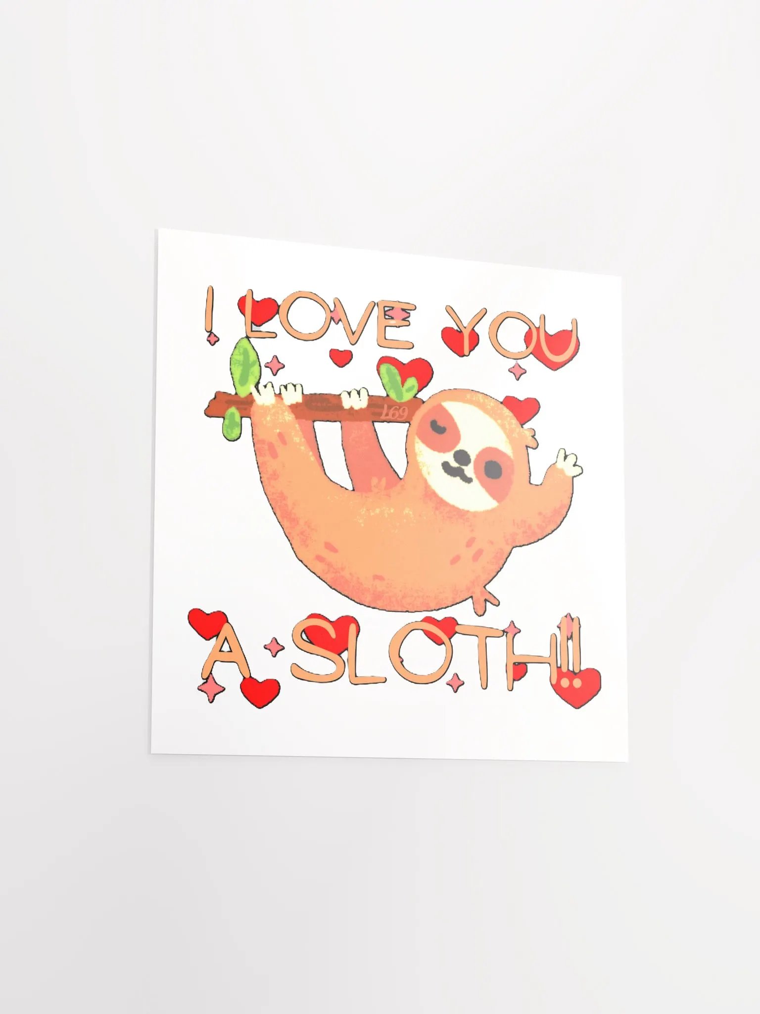 I LOVE YOU A SLOTH product image (15)