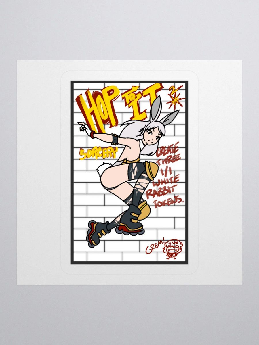 Hop To It Wanderer Sticker product image (1)