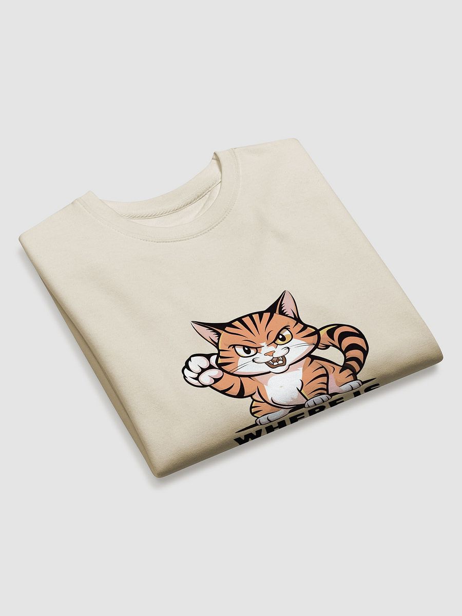 Playful Tiger Cartoon Premium Sweatshirt product image (3)