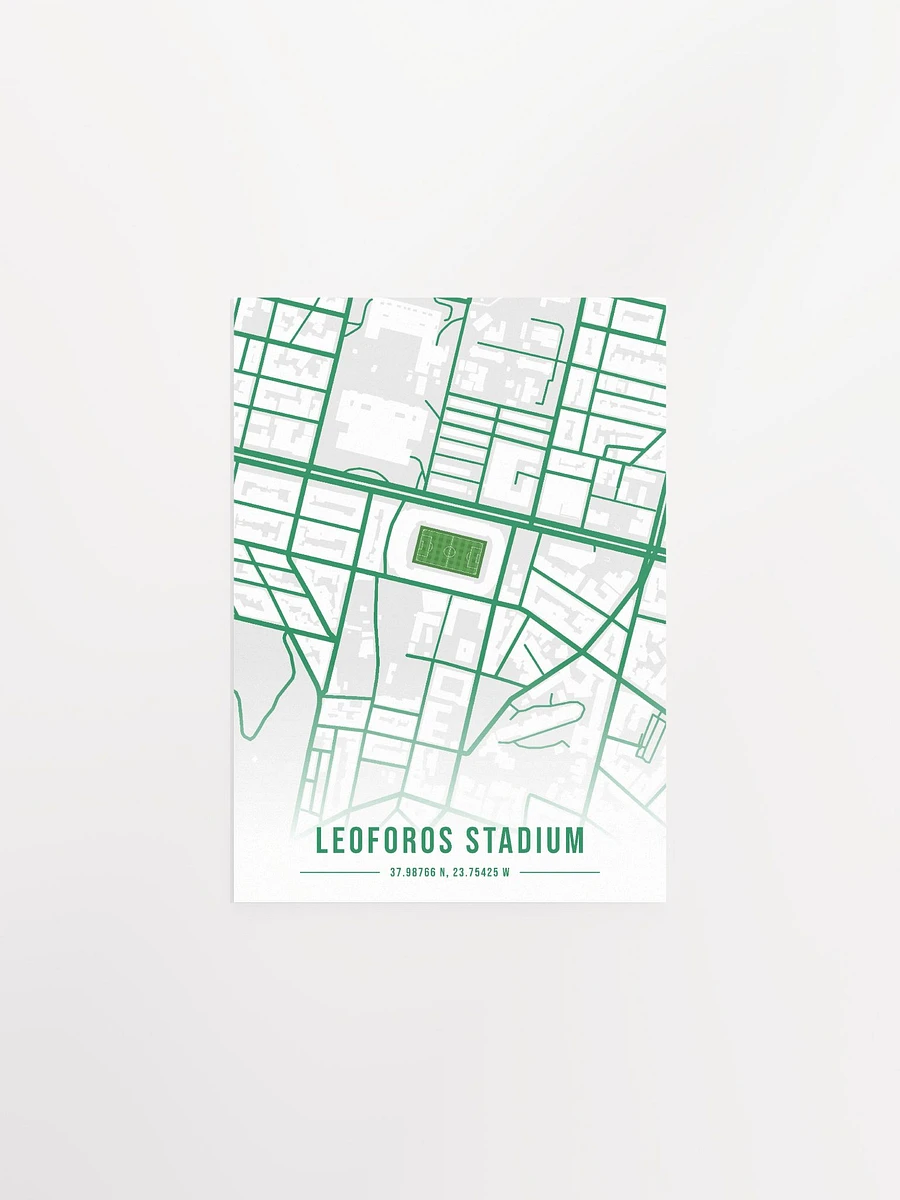 Panathinaikos Stadium Map Design Poster product image (1)