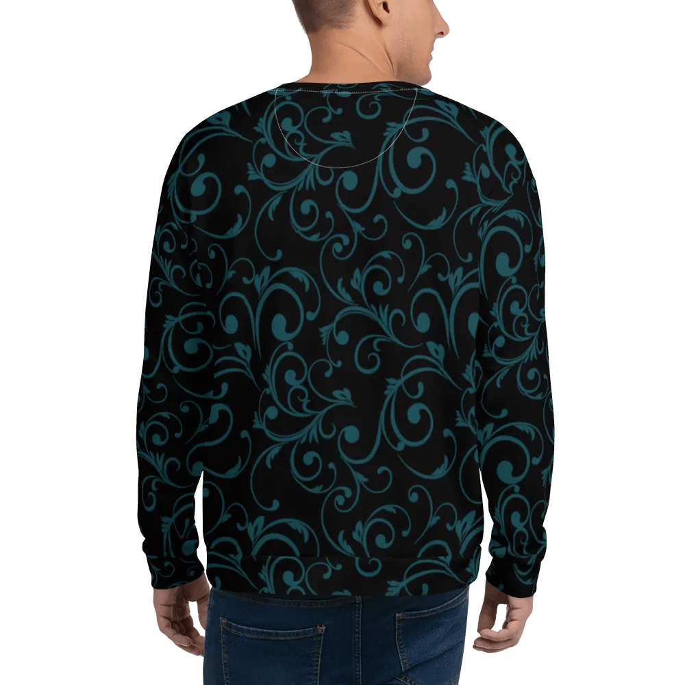 Dark Teal Twirl Sweatshirt product image (7)
