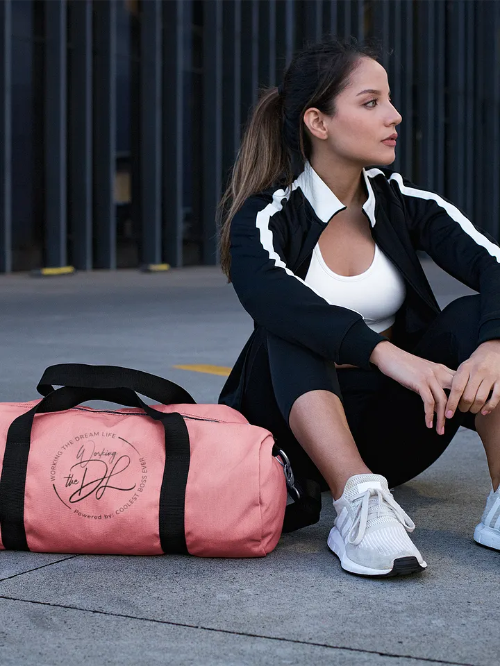 Pink All-Over Print Duffle Bag – Working The Dream Life | Premium Travel & Work Lifestyle Statement product image (2)