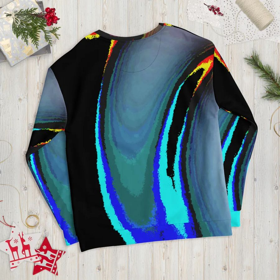 Cool Darker Abstract Swirl Unisex Sweatshirt product image (12)