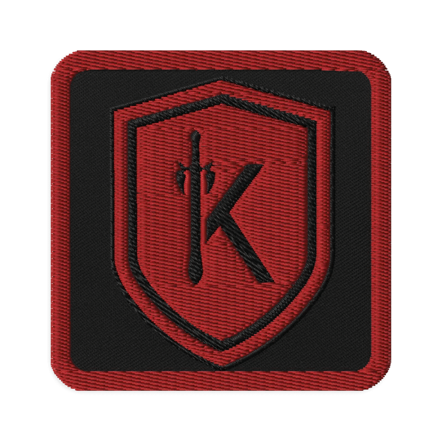 KShield Logo Embroidered Patch (SQ) product image (1)