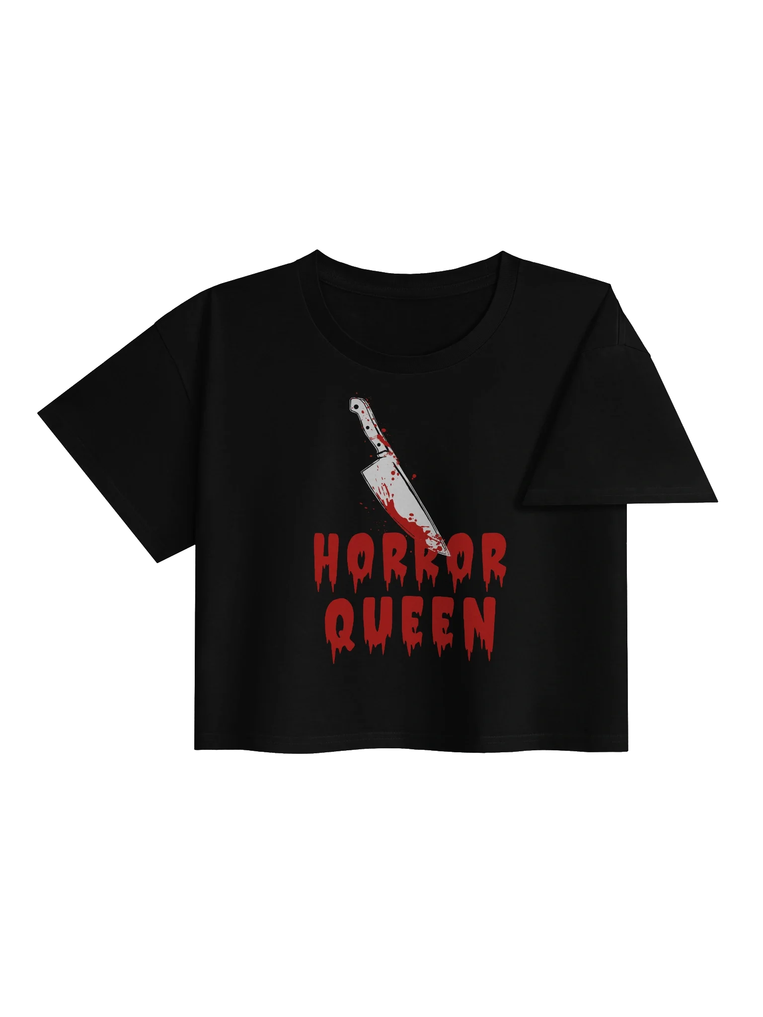 Horror Queen Unisex Crop Top product image (4)